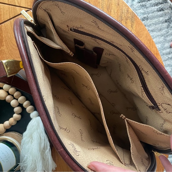 Vintage Opale Italian bag in congnac - Picture 7 of 9